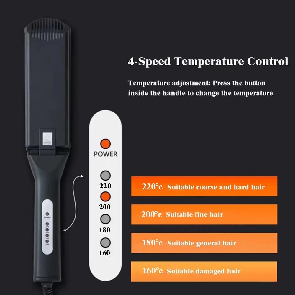 4-in-1 Ceramic Crimper and Flat Iron