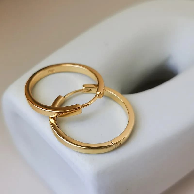 Big Round Hoop Earrings