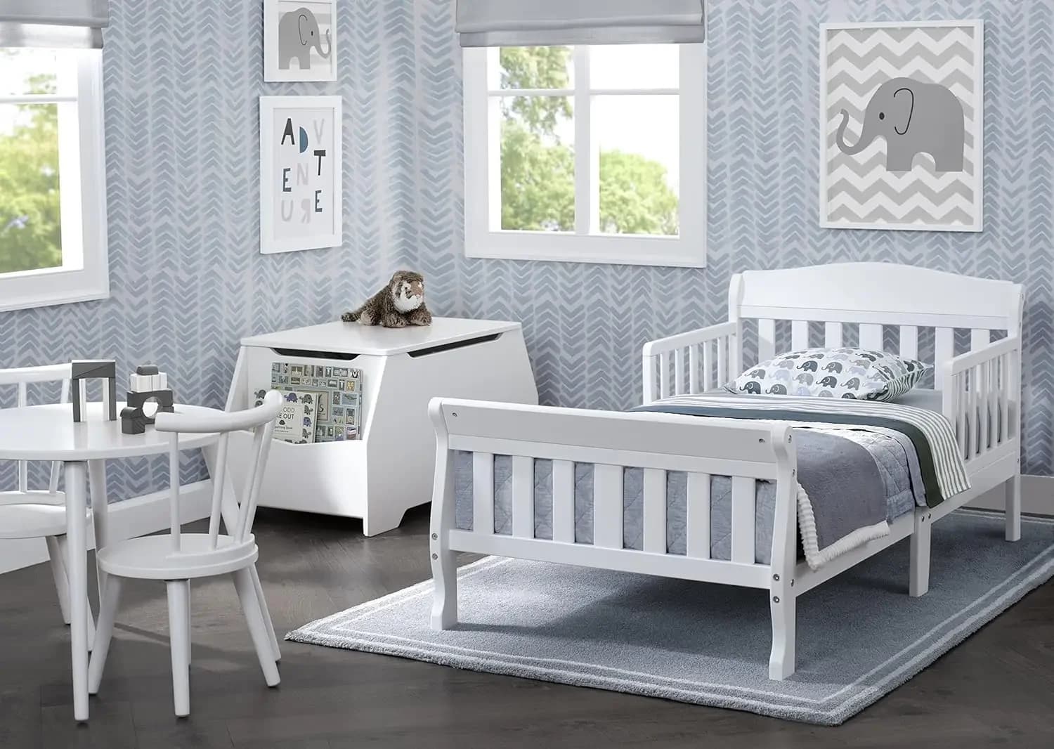 Delta Children Canton Toddler Bed, White