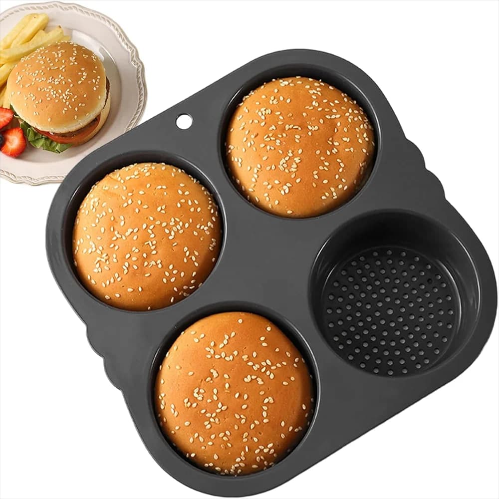 Silicone Bread Mold, for Making Mini Cakes and Bread, Especially Suitable for Baking, Ideal Baking Mold, Round Design, Baking Tr