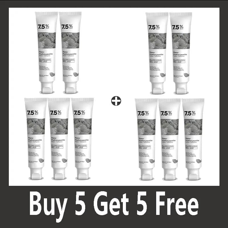 Nano Hydroxyapatite Fluoride-Free Toothpaste