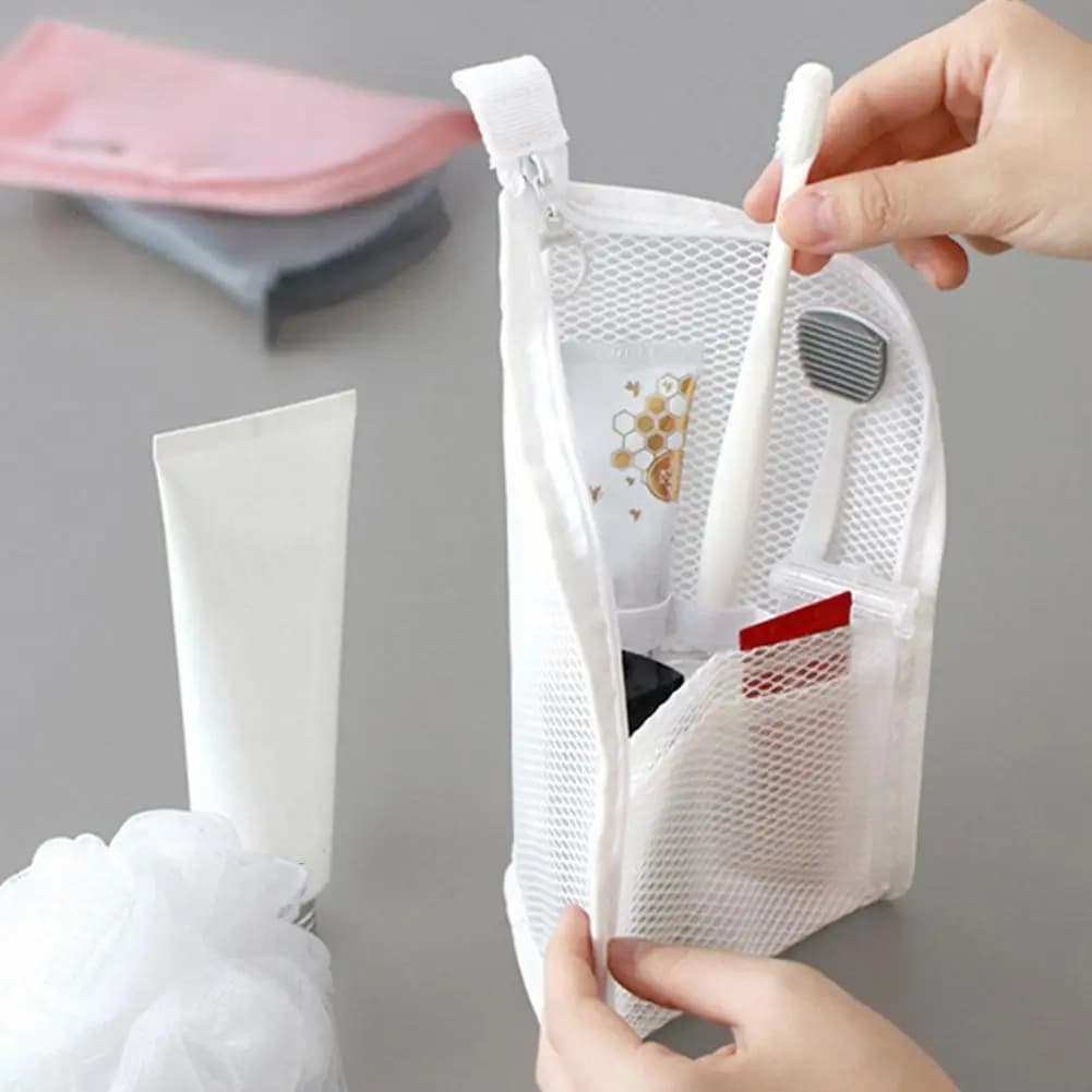 Toiletry Bag Women Travel Makeup Cosmetic Organizer Self Standing Foldable Waterproof EVA Lightweight Pouch Gift Girls