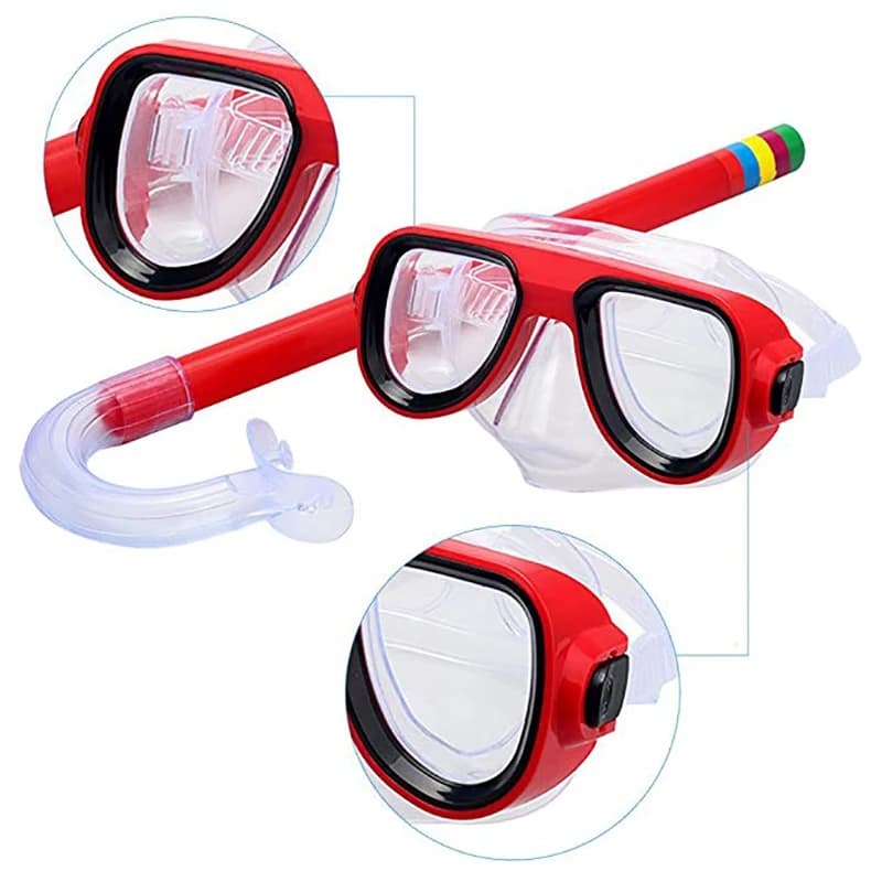 Kids Snorkel Set with Dive Mask and Breathing Tube