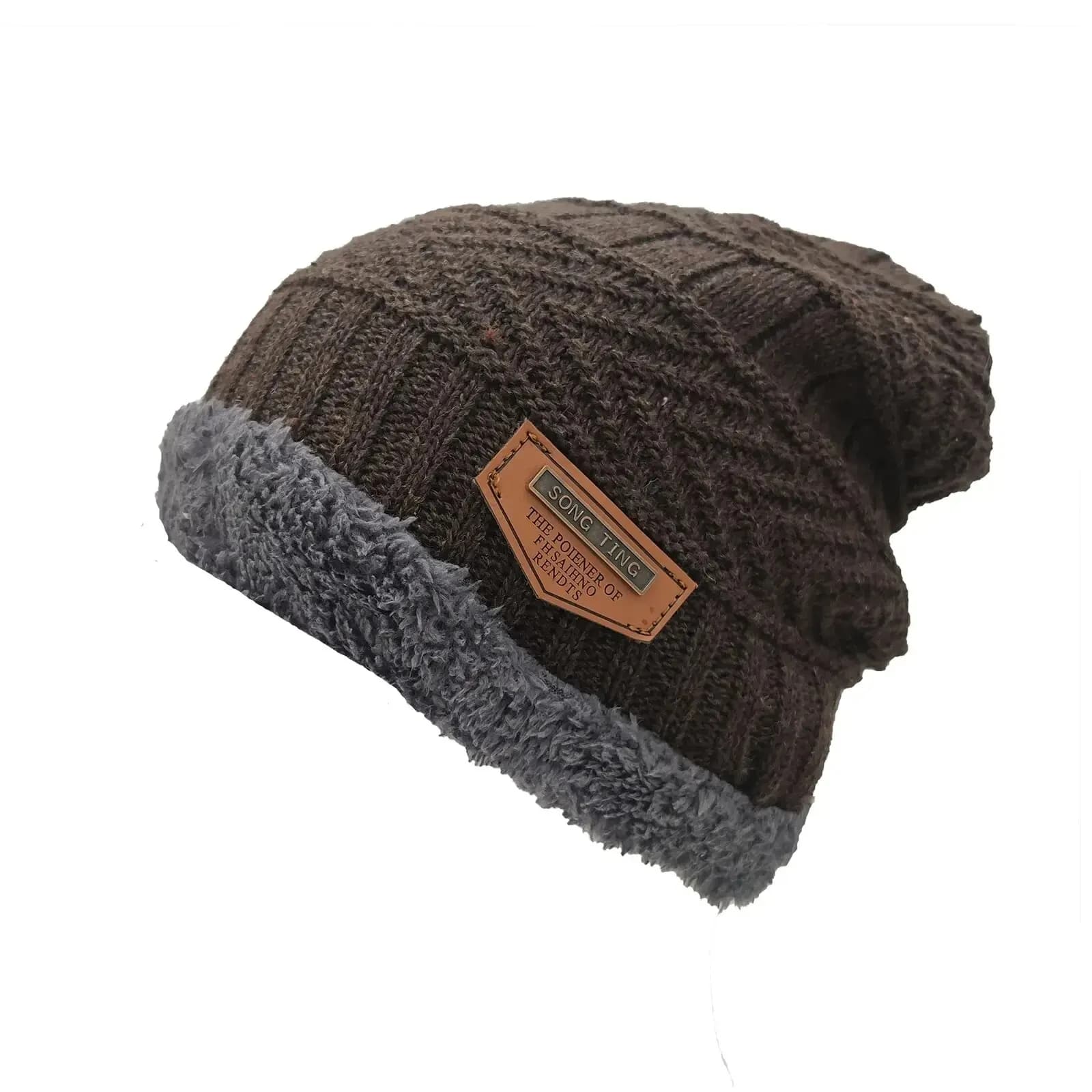 Cotton Knit Beanie Hat