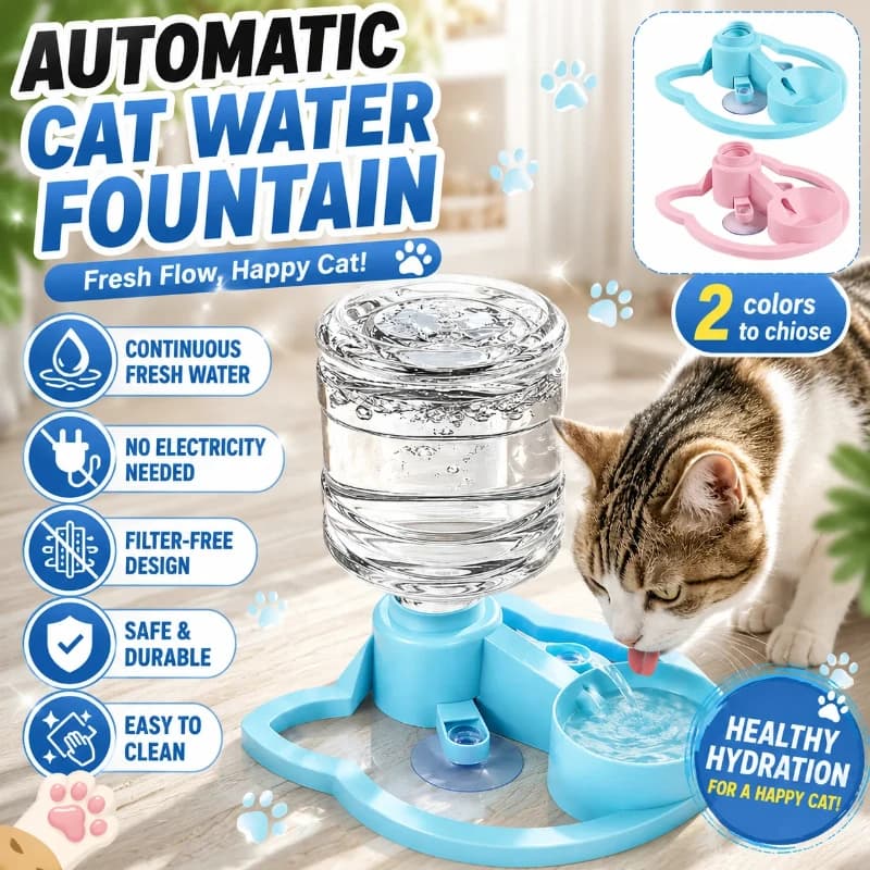 Gravity Cat Water Fountain
