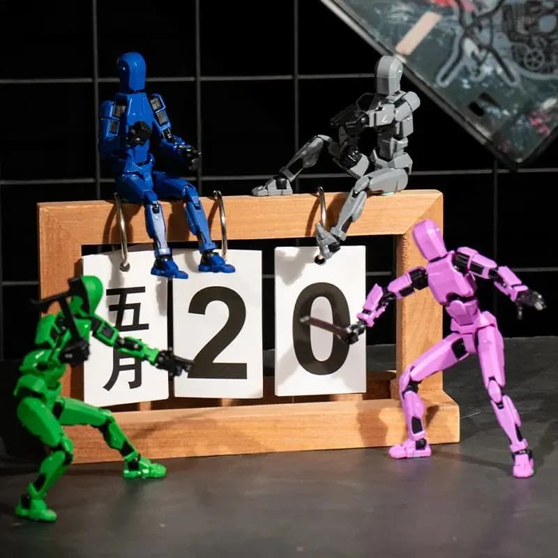 Multi-Jointed Action Figure with Accessories