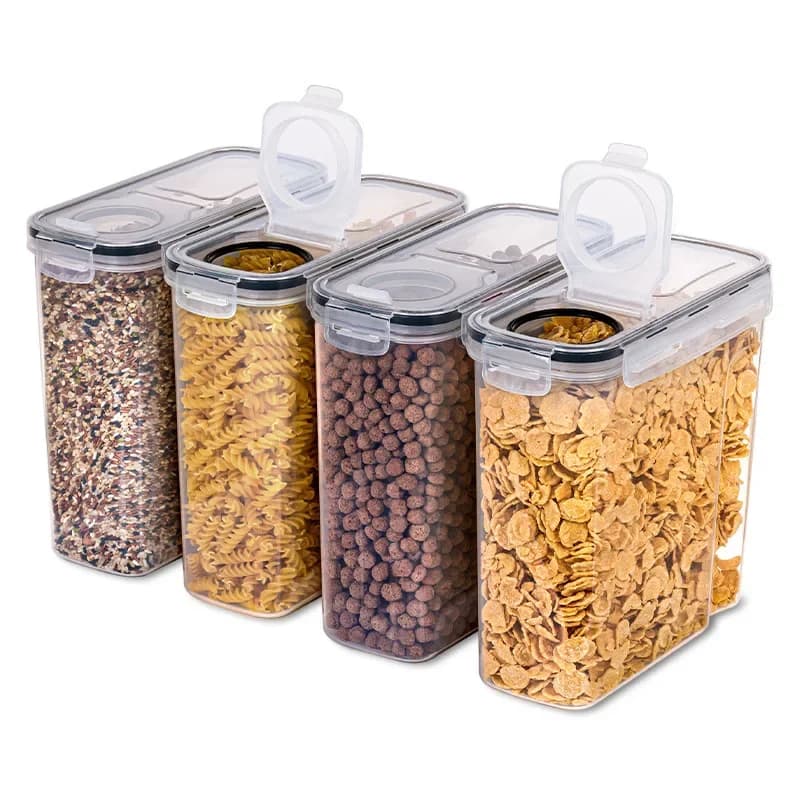 Stackable Food Storage Containers with Lids