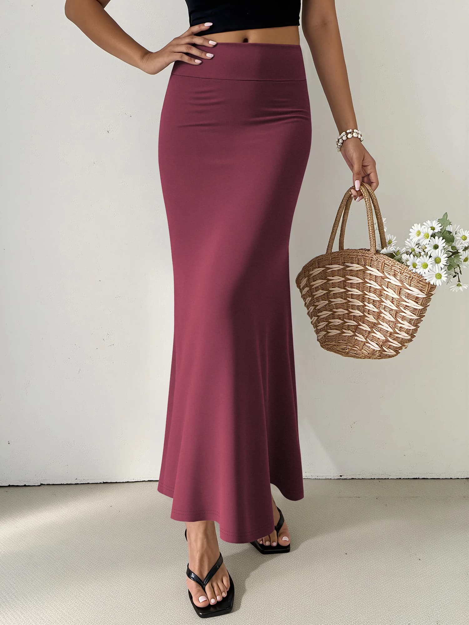 Smart Casual Maxi Skirt