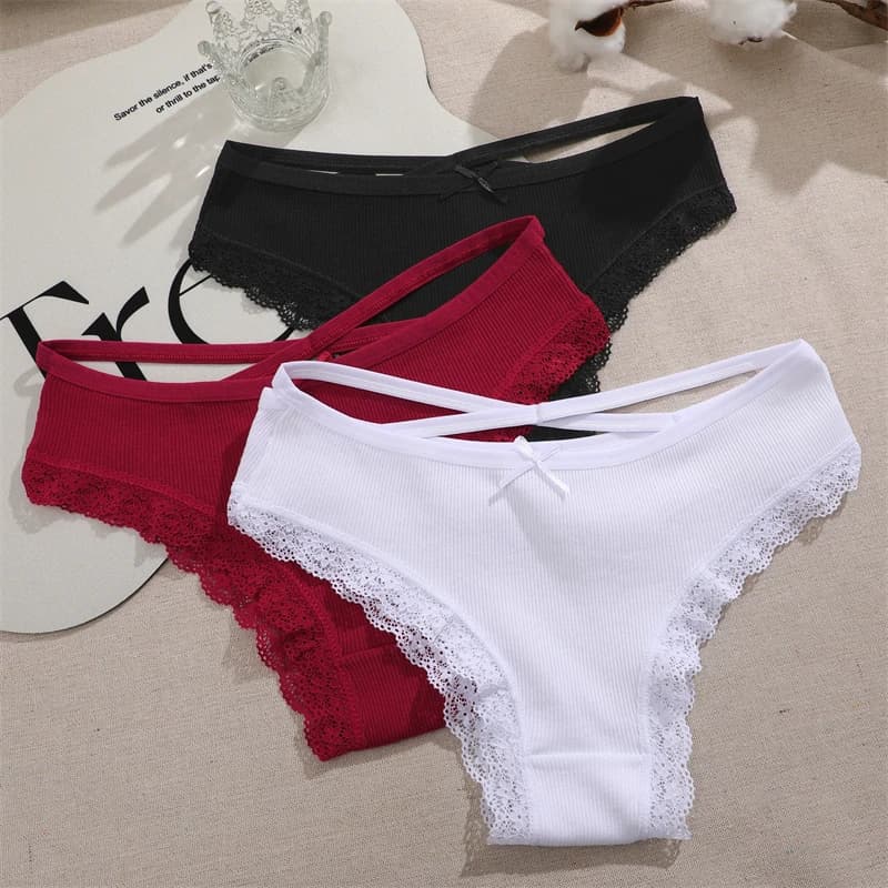 Women's Cotton Briefs Solid Color