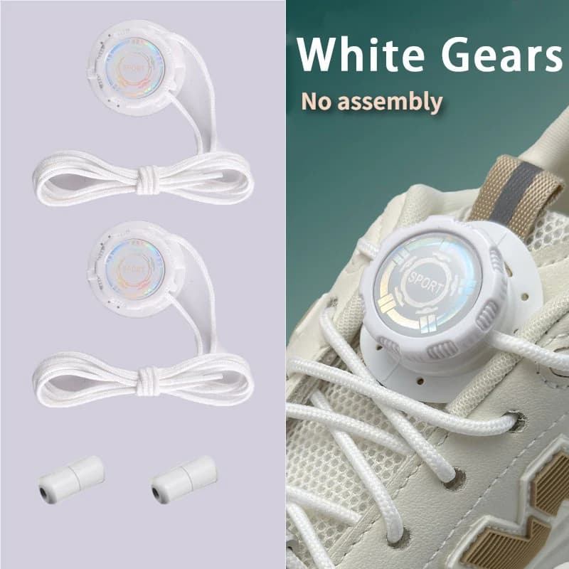 1 Pair of Sports Shoe Laces, Lace-free Swivel Buckle for Men and Women, Casual Lazy Shoes, Lace Accessories, Sports Shoe Laces
