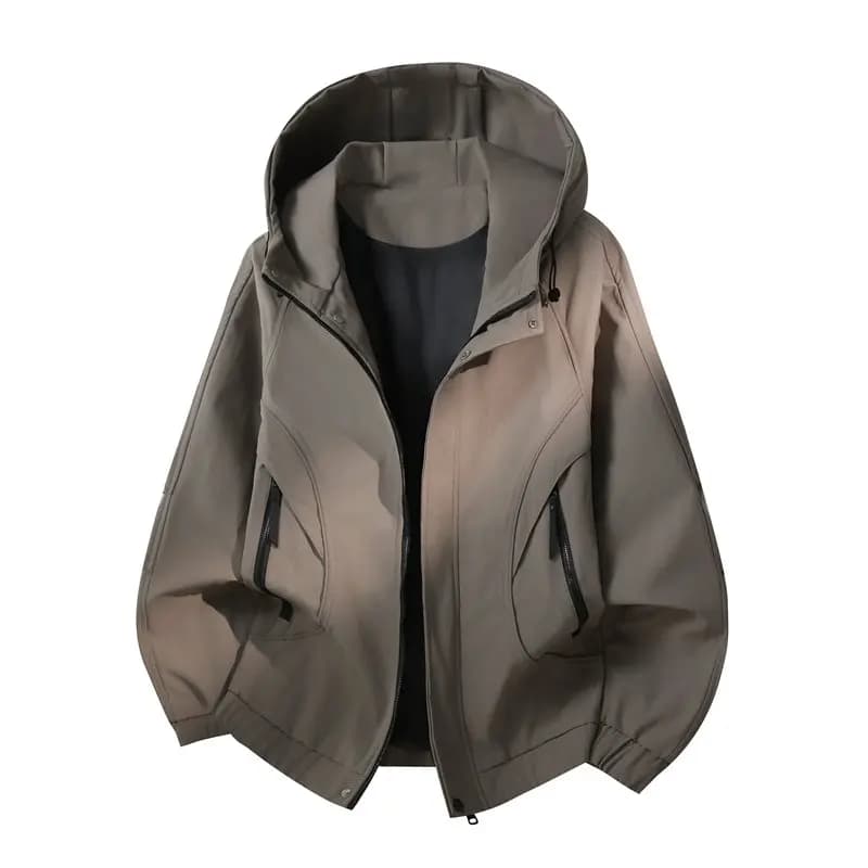 Men's Hooded Windbreaker Jacket