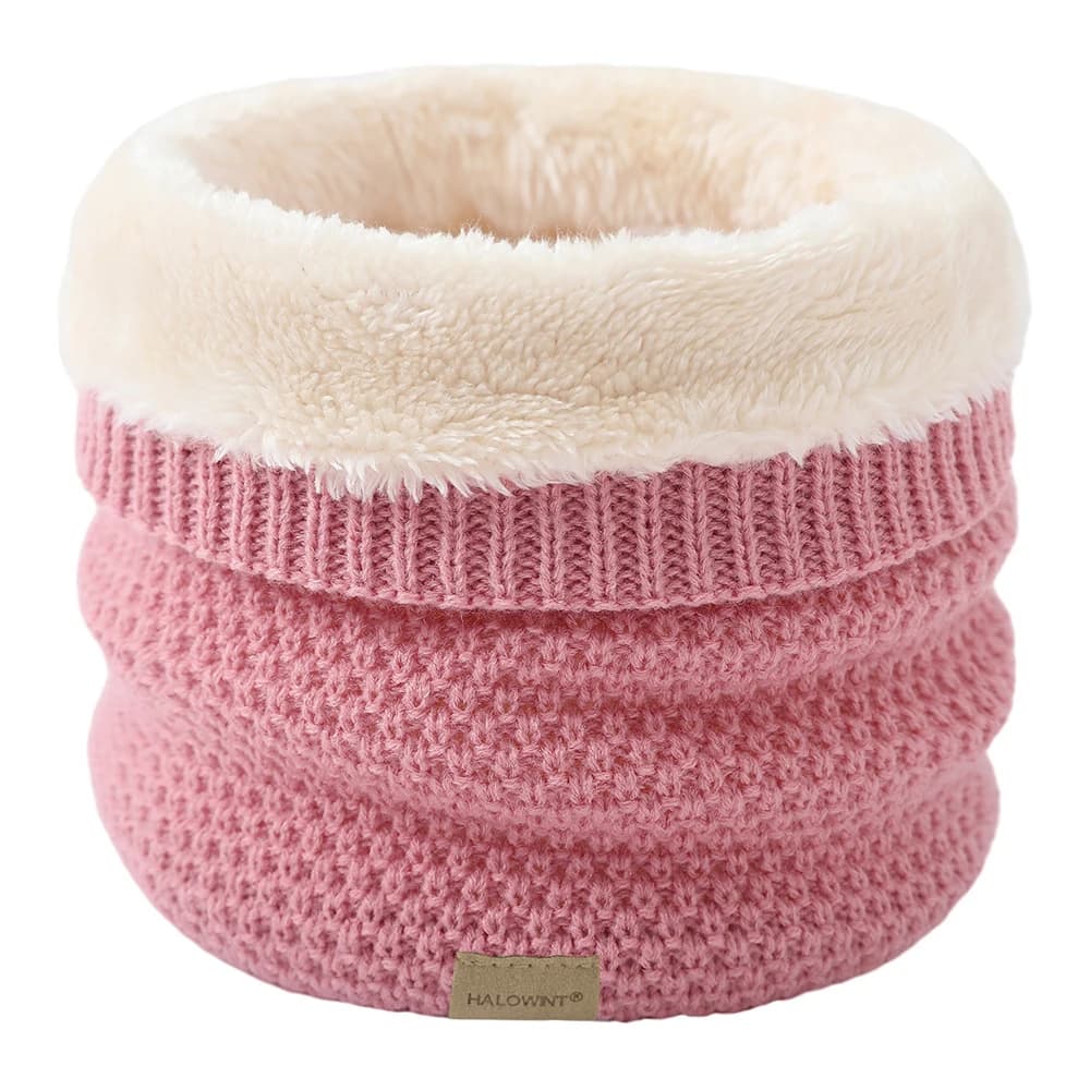 Knitted Brushed Ring Scarf