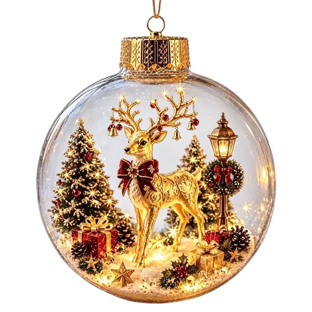 Glowing Christmas Story Ornament