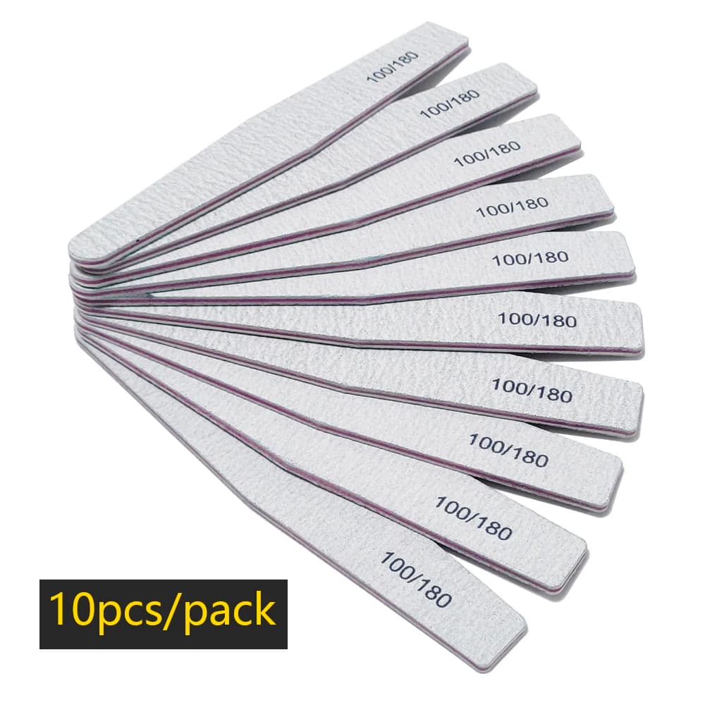 Half Moon Nail File Buffer 100/180 Grit