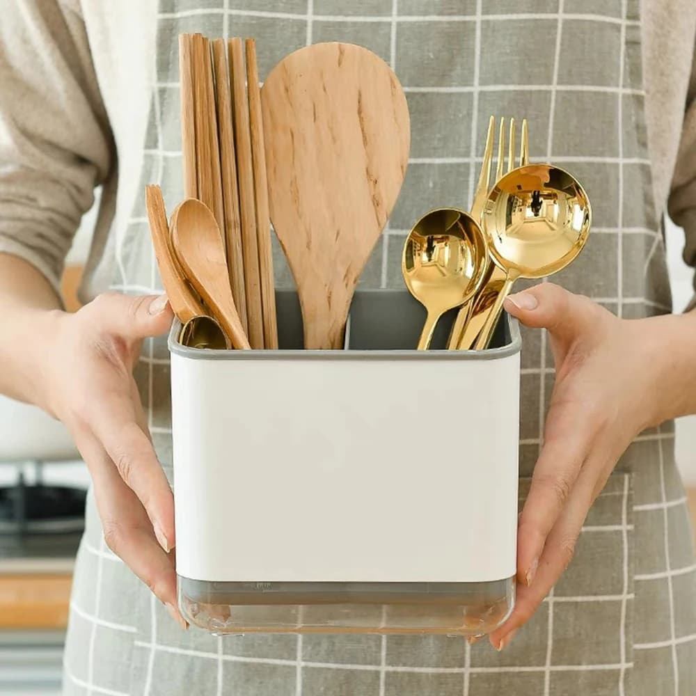 Multi-Functional Utensil and Tableware Drain Rack