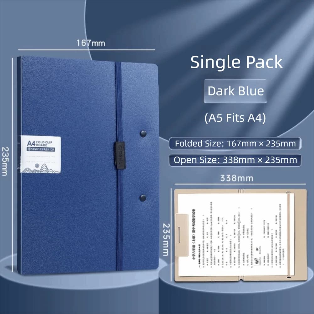 Foldable A4 to A5 File Folder