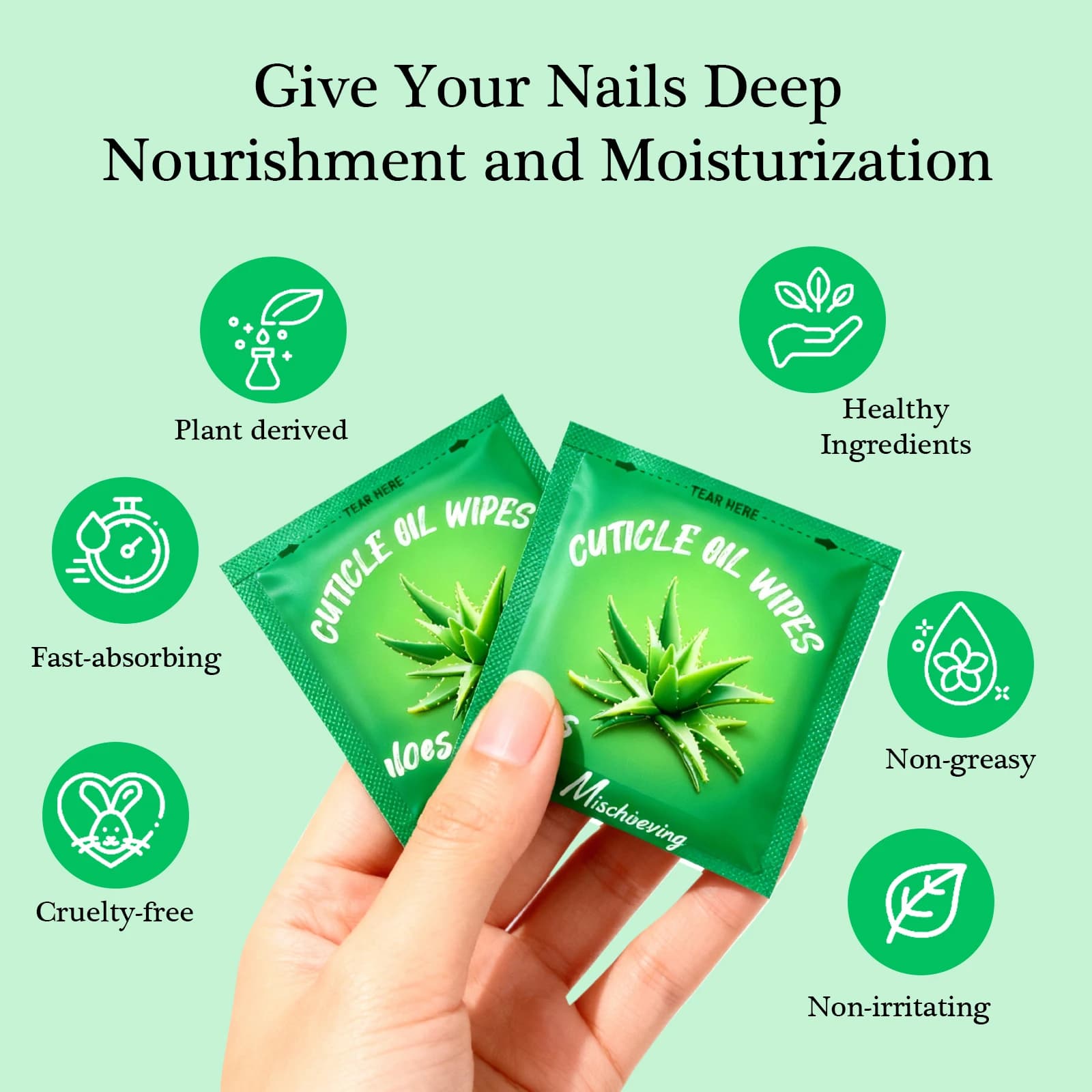 Cuticle Oil Wipes Variety Pack