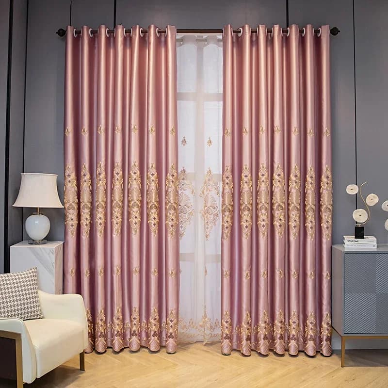 European Blackout Curtains with Heat Insulation
