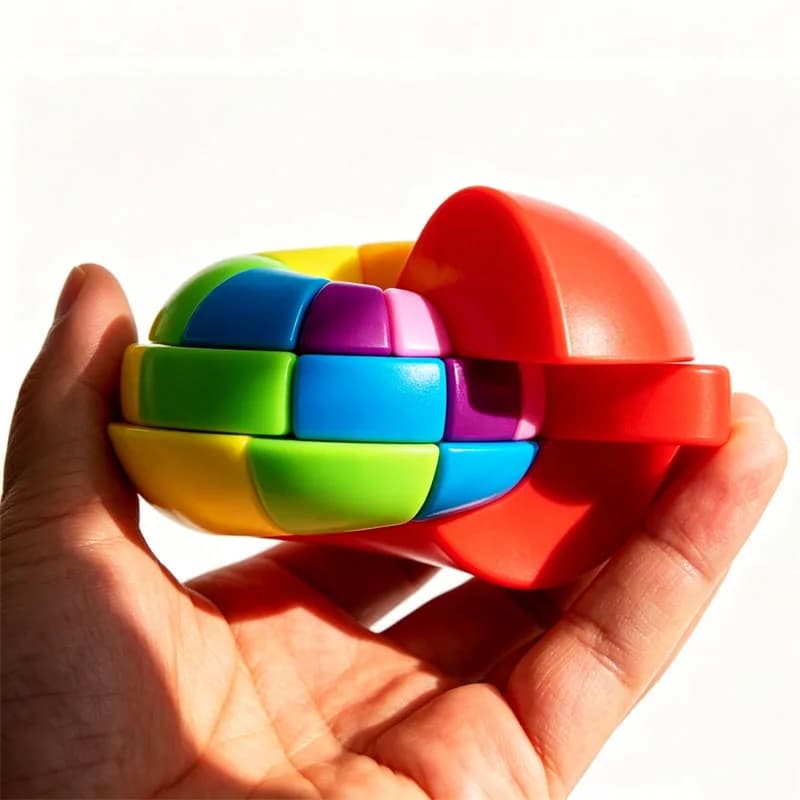 Rainbow Twist Puzzle Cube Speedcube
