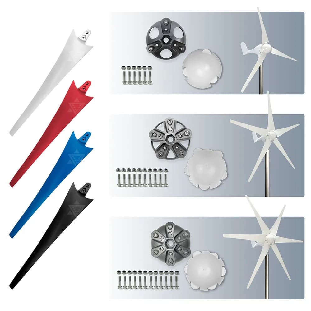 Delta Wing High Carbon Fibers Blade Wind Turbine Generator Blade For Wind Turbine Generator Windmill 200w 600w 800W