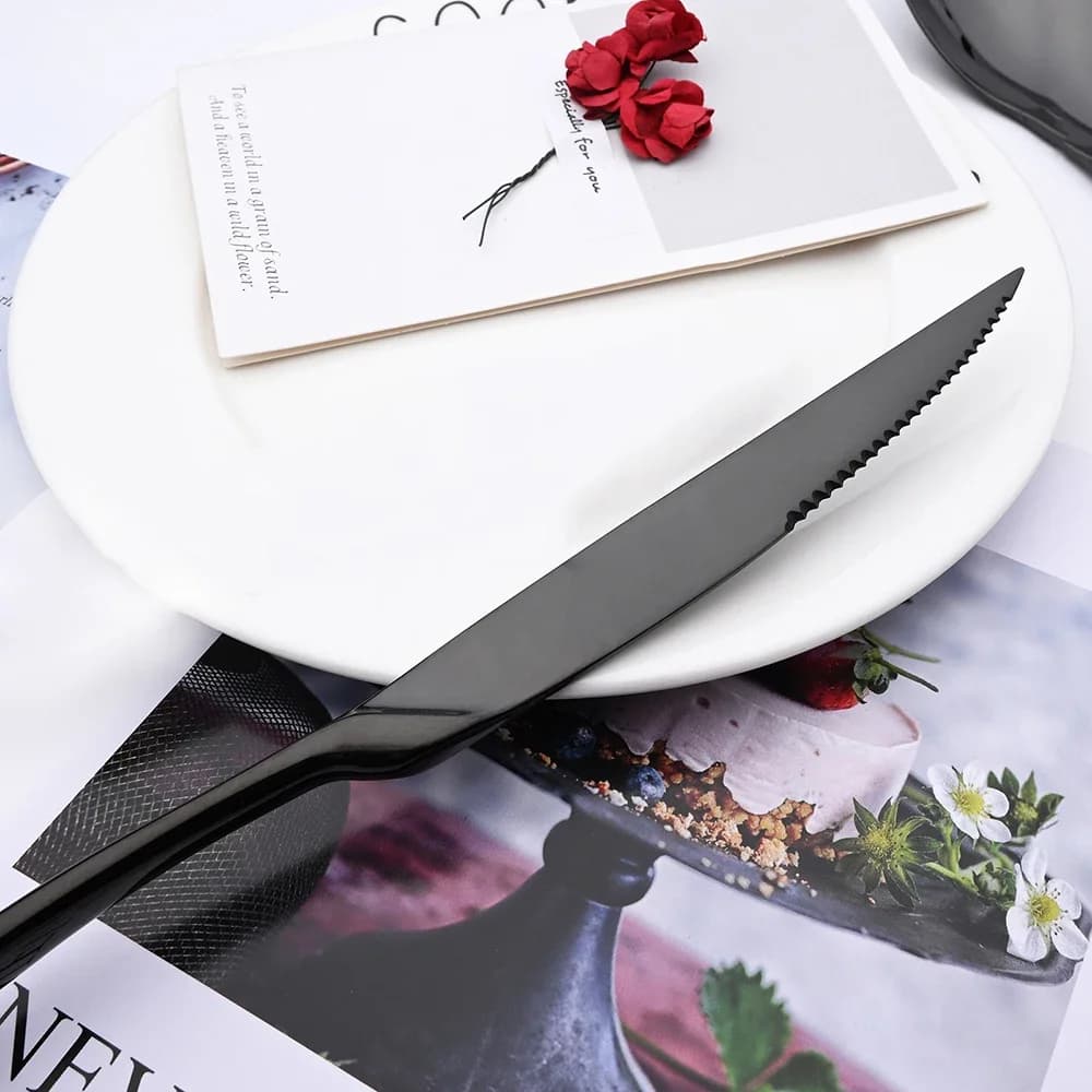 4-Piece Stainless Steel Dinner Knife Set