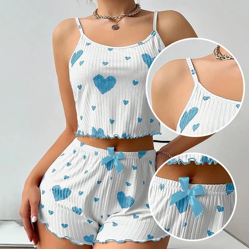 Women's Tank Top and Shorts Pajama Set