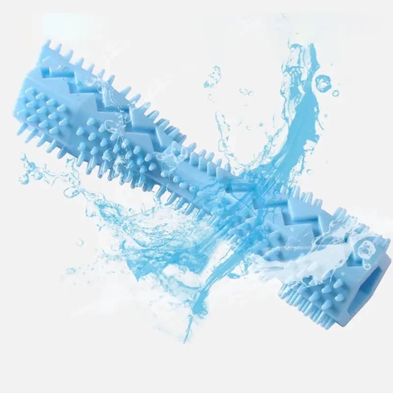 Soft Rubber Dog Chew Toy Toothbrush