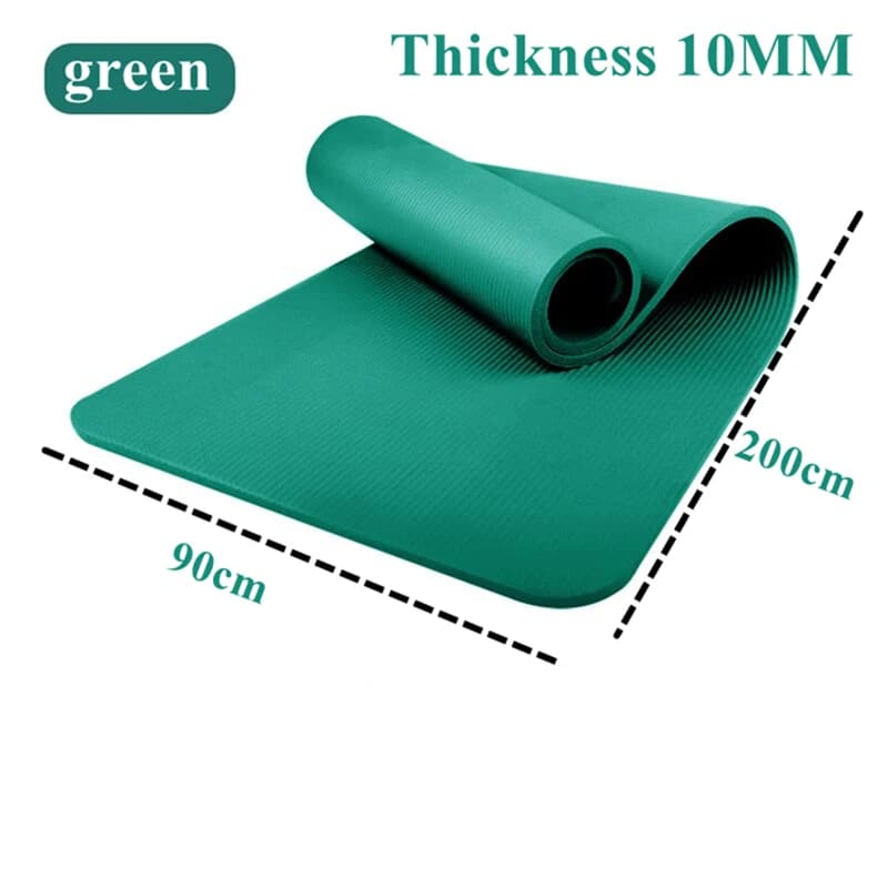 Thick Yoga Mat for Travel and Floor Workouts