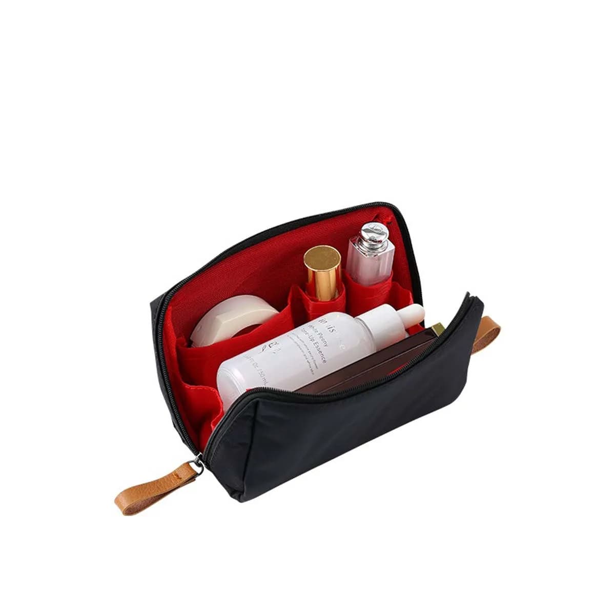 Toiletry Makeup Bag Simple Solid Color Cosmetic Bag for Women Pouch Toiletry Bag Waterproof Make Up Purses Case Hot Drop-shippin