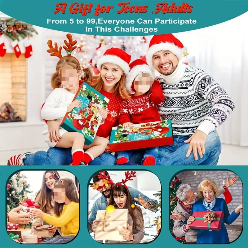 Brain Teaser Advent Calendar 24-Day Puzzle