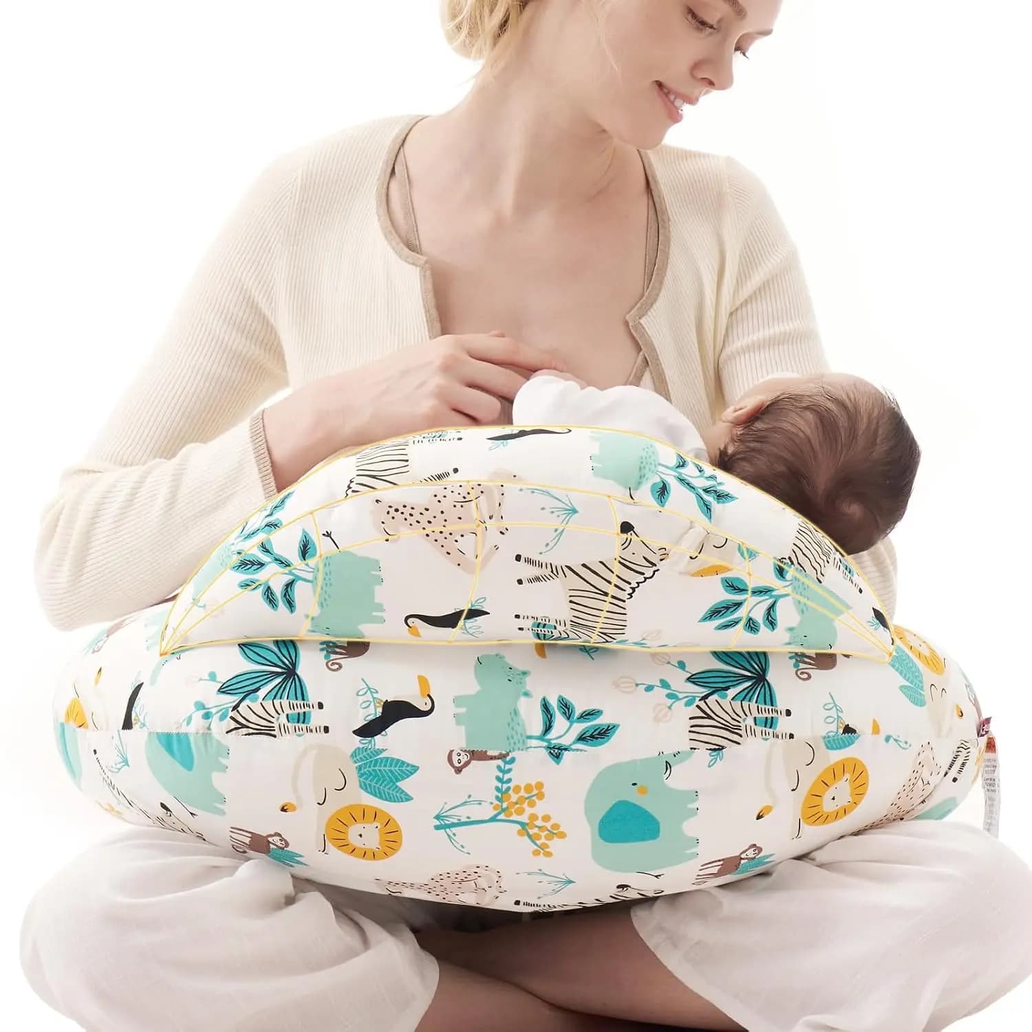 Nursing Pillow with Adjustable Buckle