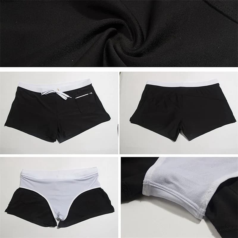 Men's Swim Trunks with Zipper Pocket