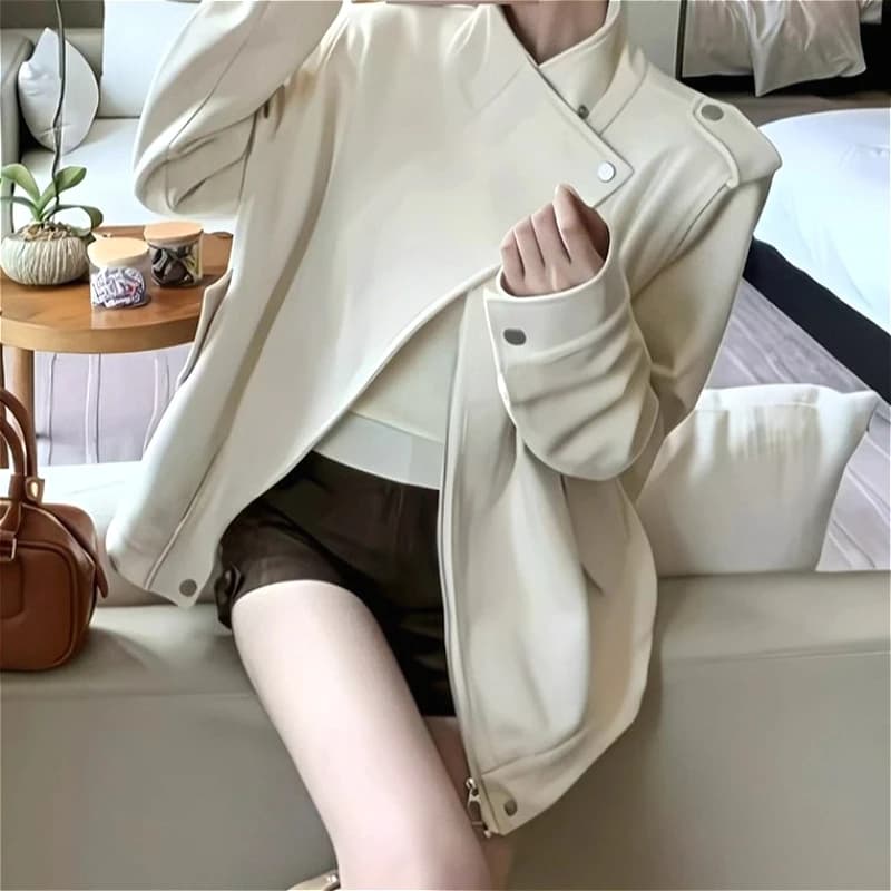 Women's Turndown Collar Coat Jacket