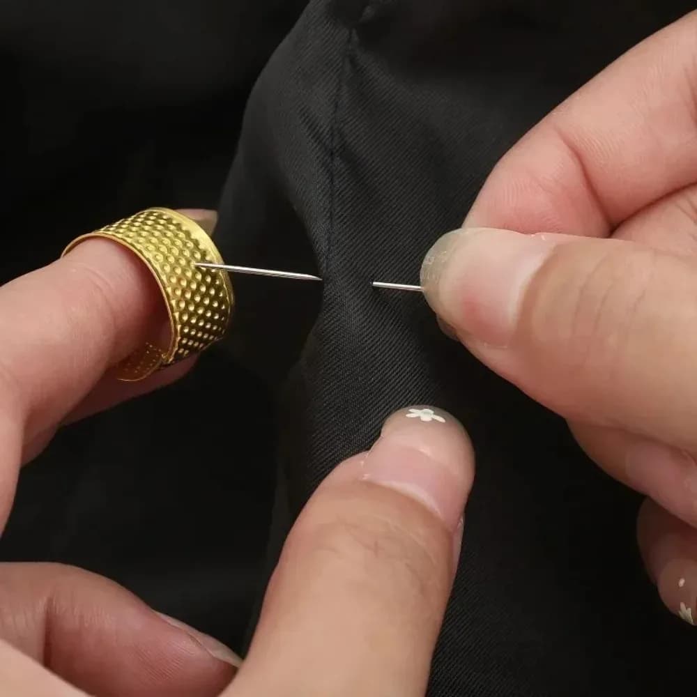 Big Eye Sewing Needle Set with Threading Tools