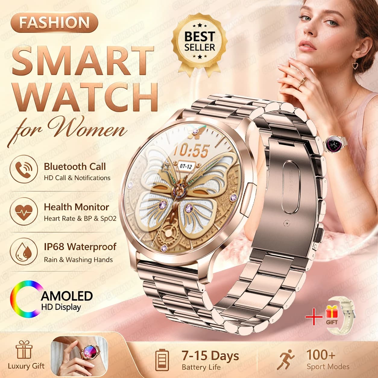Gold Steel / Fashion Smart