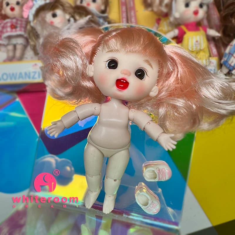 BJD OB11 Pear-Shaped Poseable Mini Doll 13cm