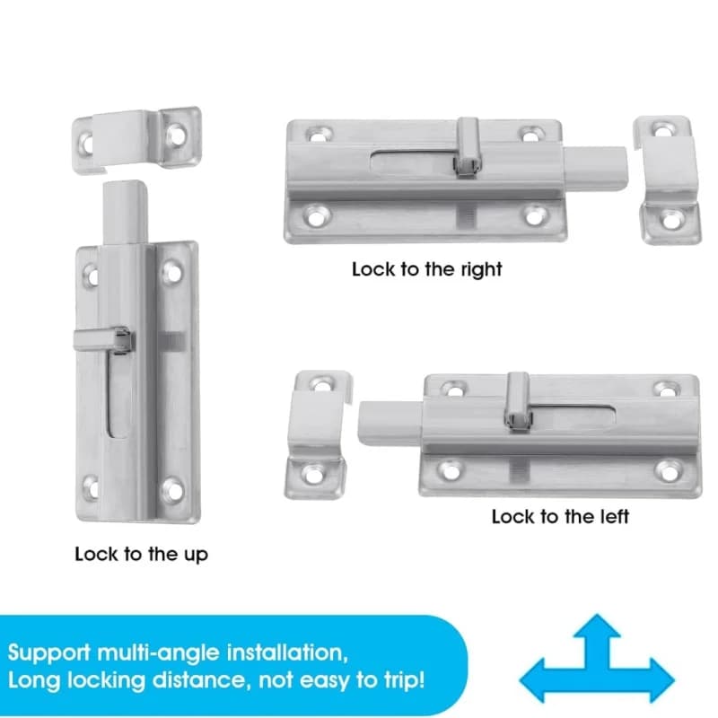 Stainless Steel Double-Ended Door Bolt