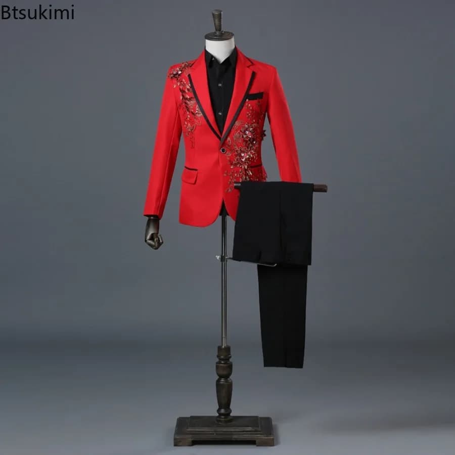 Men's Slim Fit Formal Tuxedo Suit