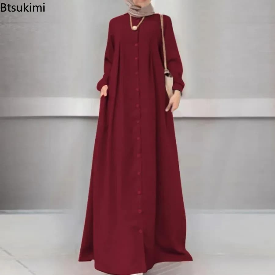 Muslim Maxi Long Sleeve Dress