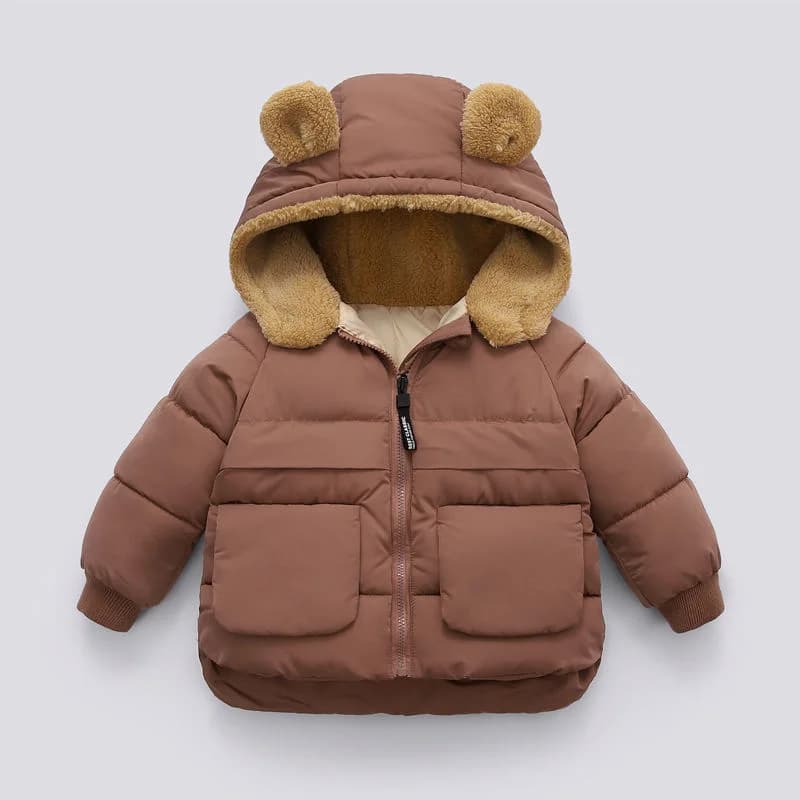 Kids Winter Down Hooded Coat