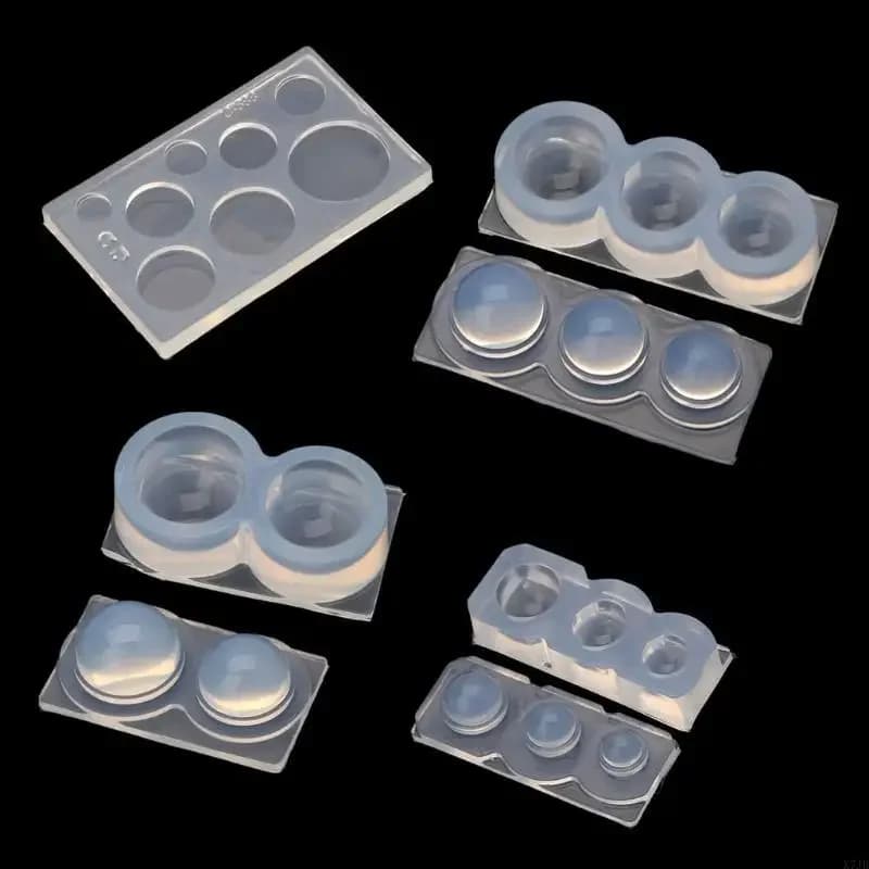 Silicone Mold Hollow Sphere Casting Molds DIY Craft 3D Art Craft Making