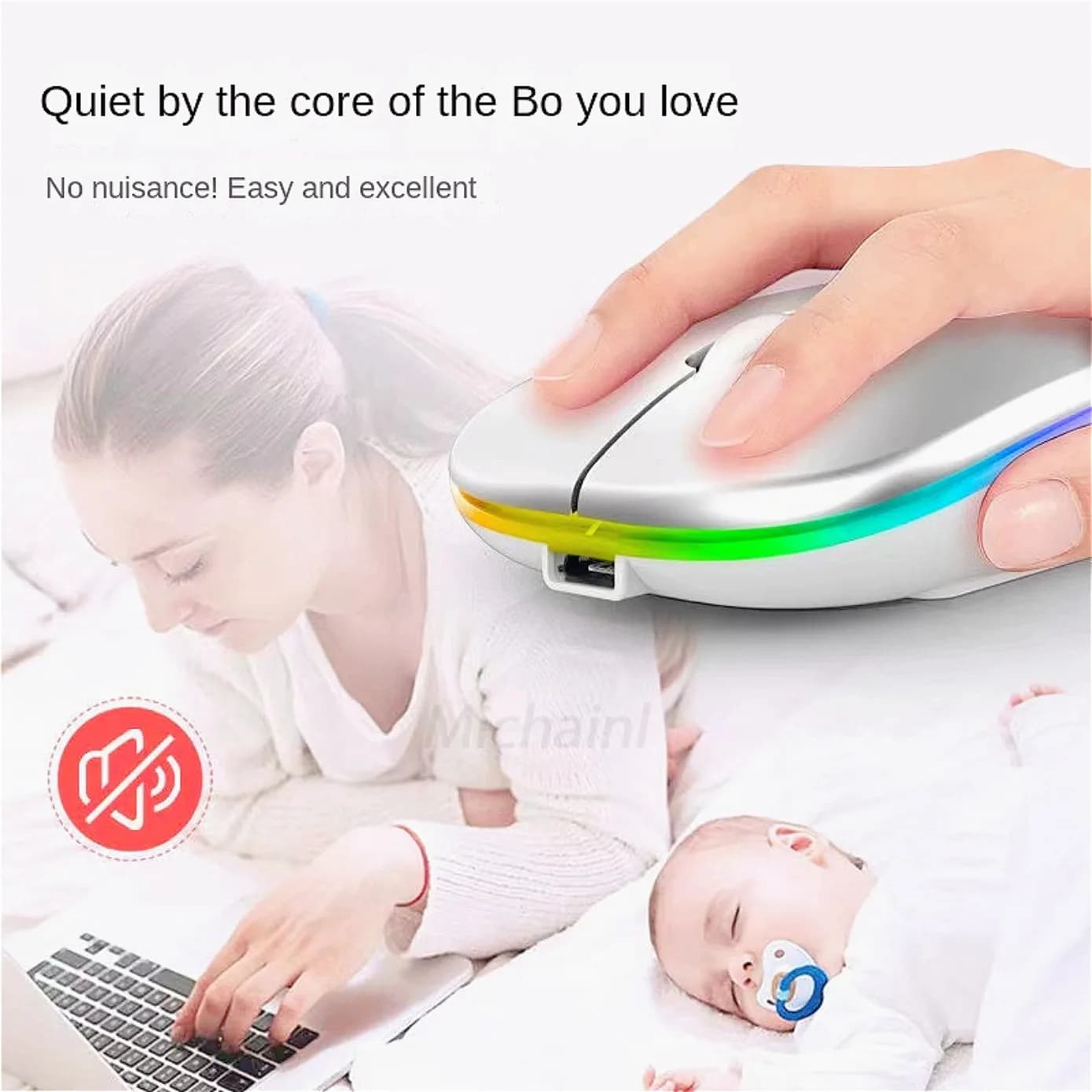 Wireless Bluetooth Rechargeable Gaming Mouse