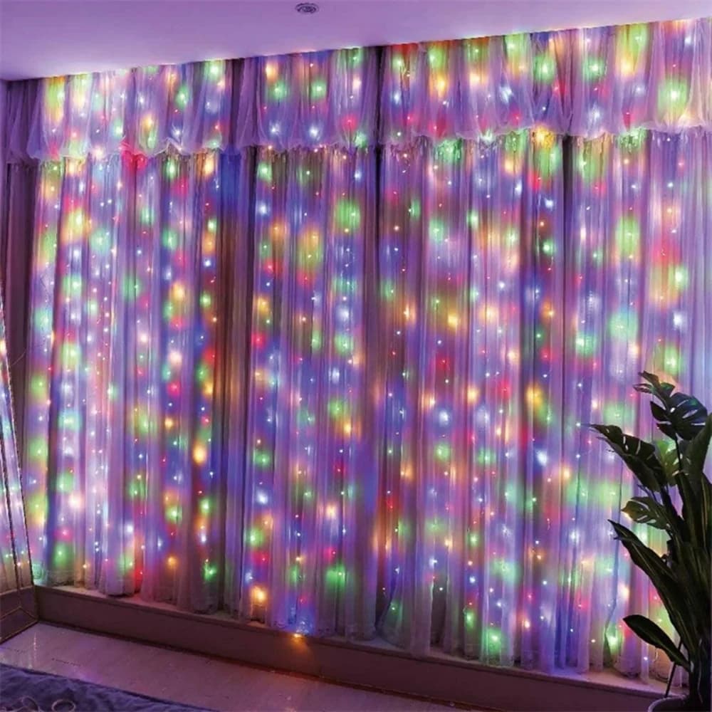 LED Fairy String Curtain Lights 3m/6m