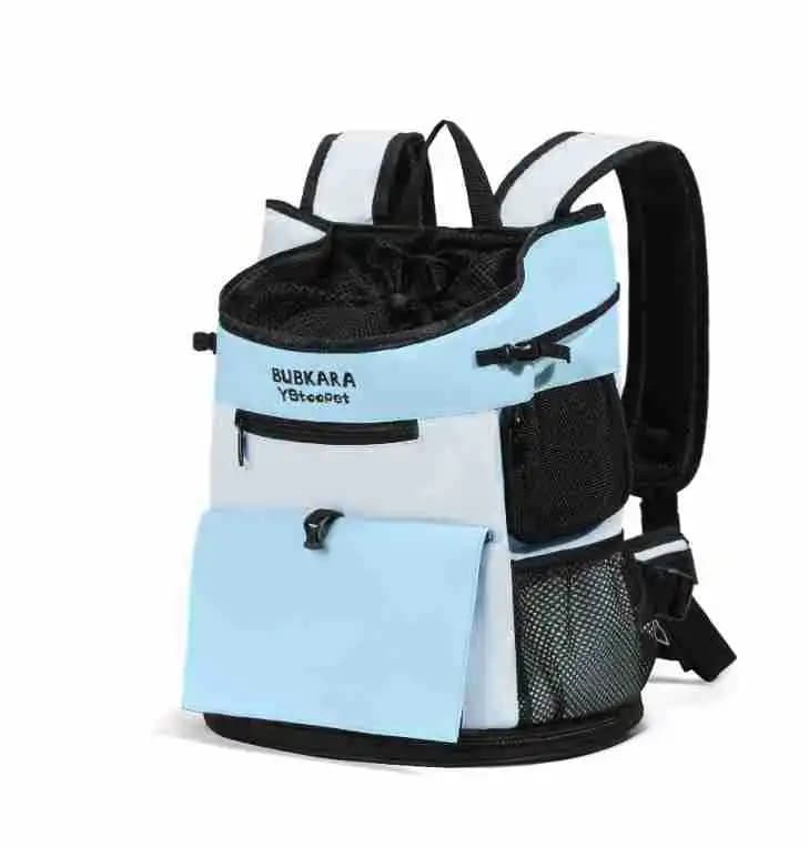 Pet Carrier Backpack with Front-Carry Ventilation