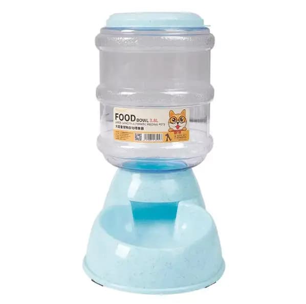 Automatic Pet Feeder Water Bottle Bowl Combo