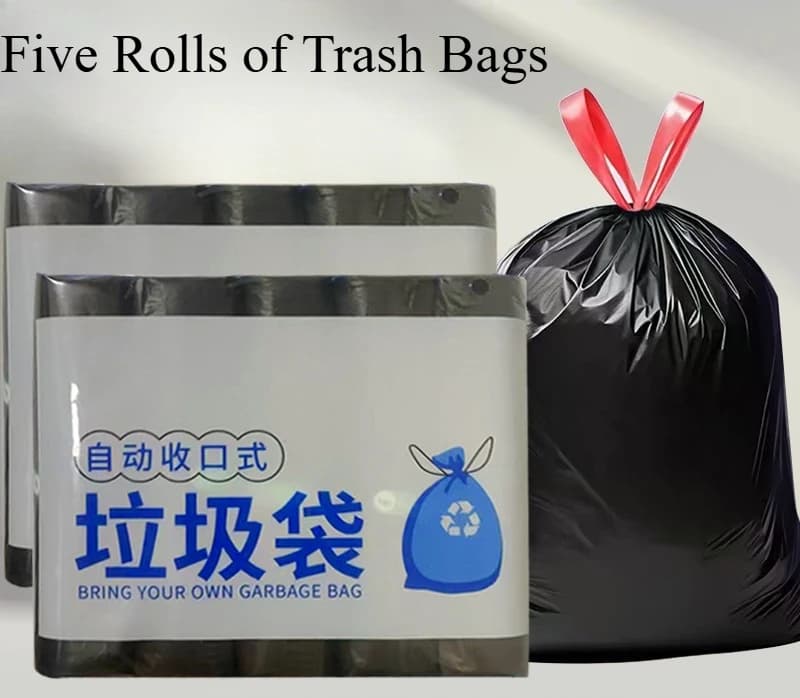 Cat Litter Box Trash Bags With Drawstring