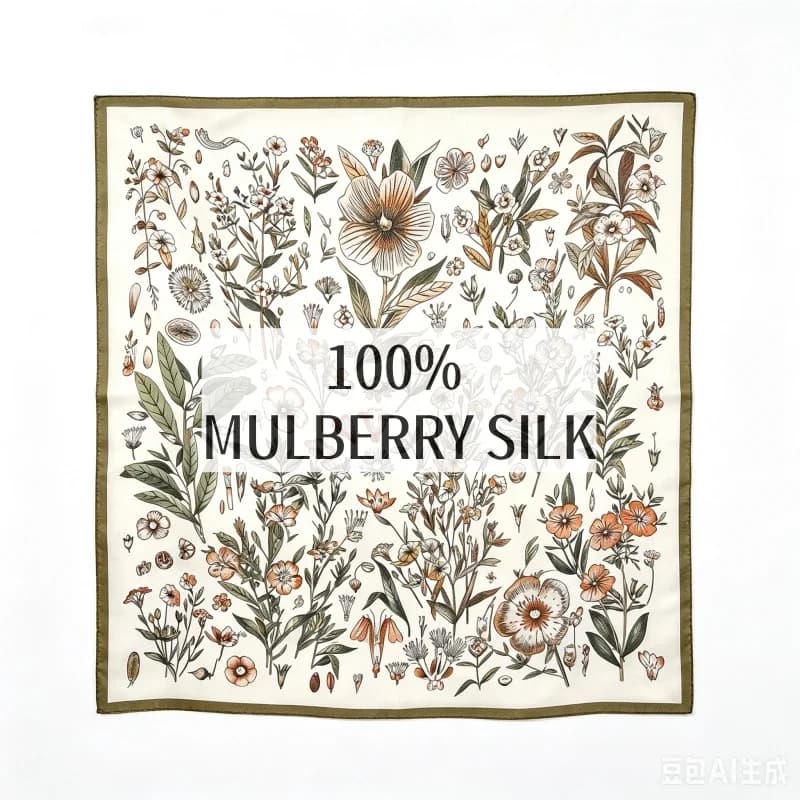 Mulberry Silk Square Scarf