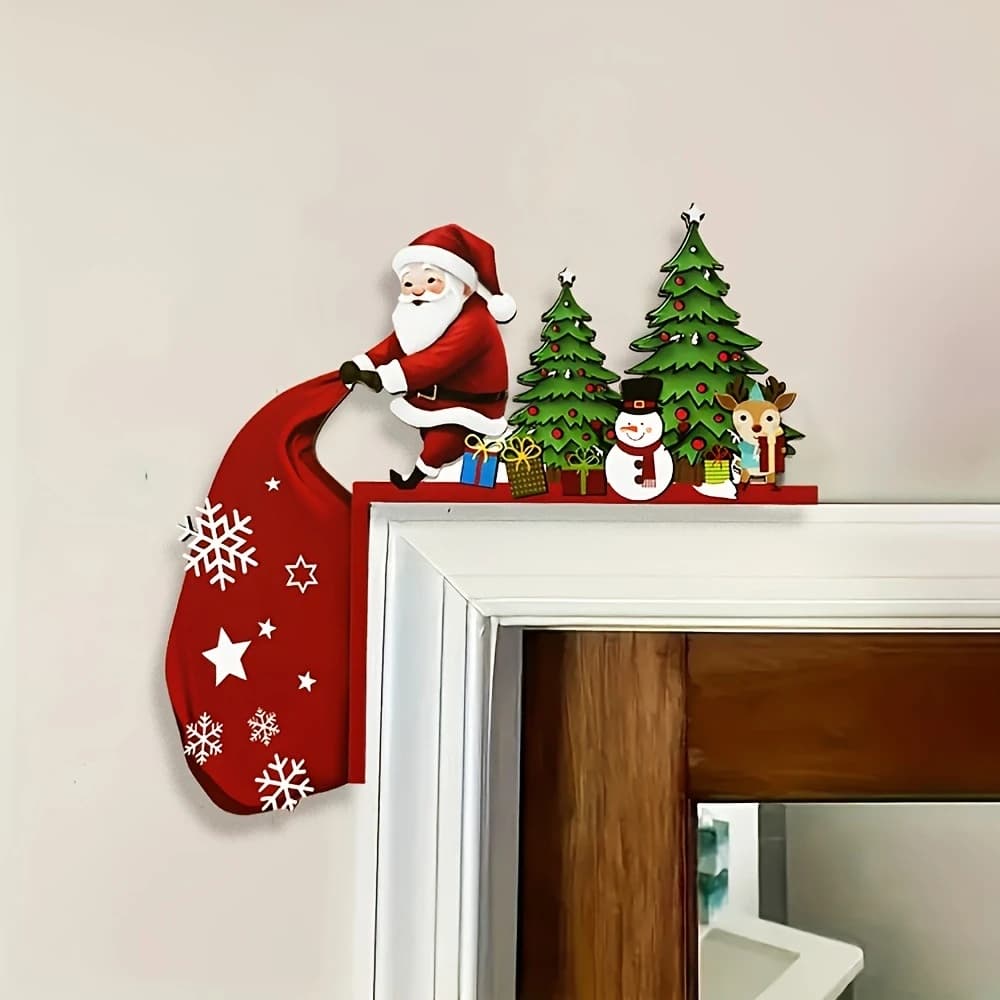 Wooden Christmas Ornaments Holiday Decorations