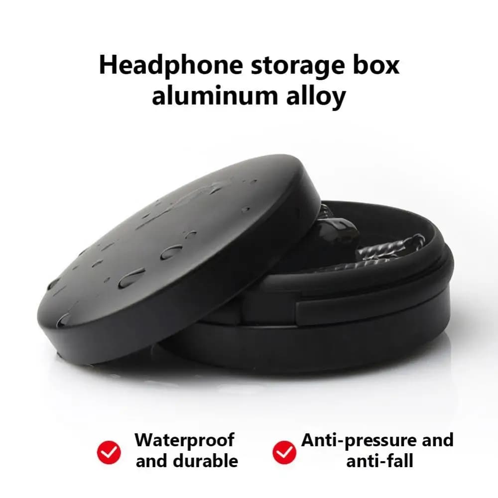 Aluminum Alloy Earphone Storage Case