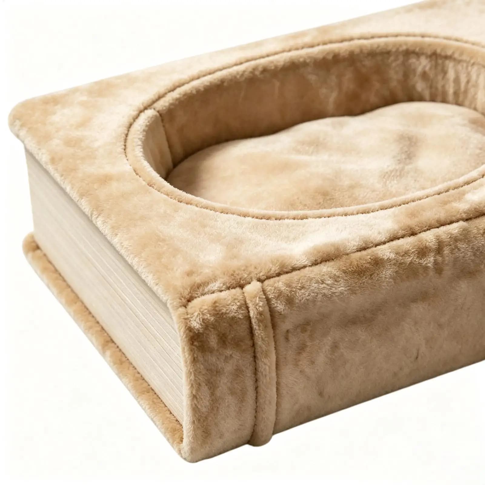 Book-Shaped Cat Bed